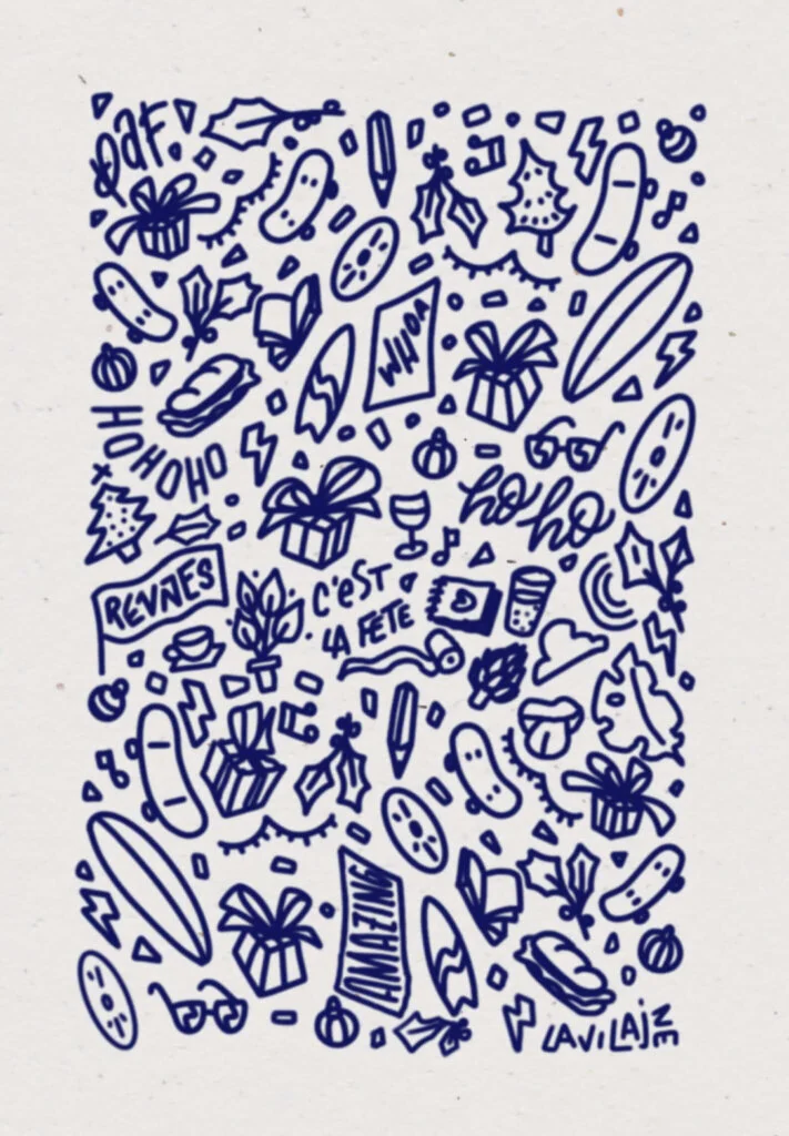 Cap Letter montre ce que peut donner son imprimé réalisé sur procreate comme cela elle peut le faire valider rapidement son client