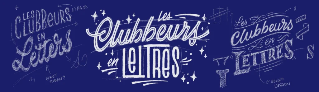 visuels du titre "les clubbeurs en lettres"