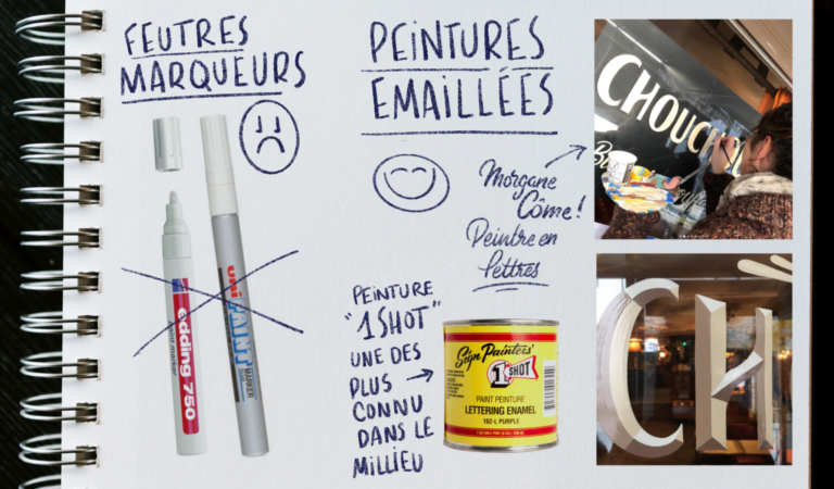 peinture fixe résistance pour vitrine
